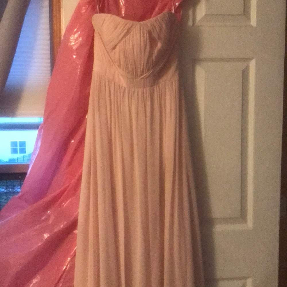 Light Pink Bridesmaid Dress - Picture 2 of 3